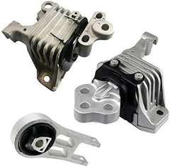 Engine Motor Mount & Transmission Mount Set 3pc Compatible with Fits 2015-2017 6B93BC-57