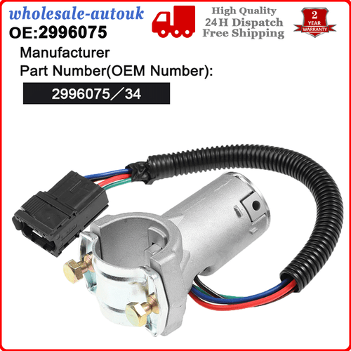 For Iveco Daily Mk4 Steering Lock Ignition Barrel Switch Starter 2 Keys 2996075 6B93BC-57
