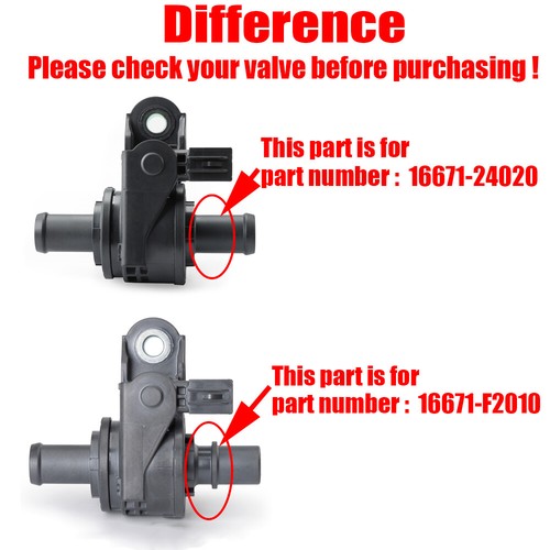 1PC Coolant Flow Control By-Pass Valve 16671-24020 For Toyota Corolla Rav4 6B93BC-57