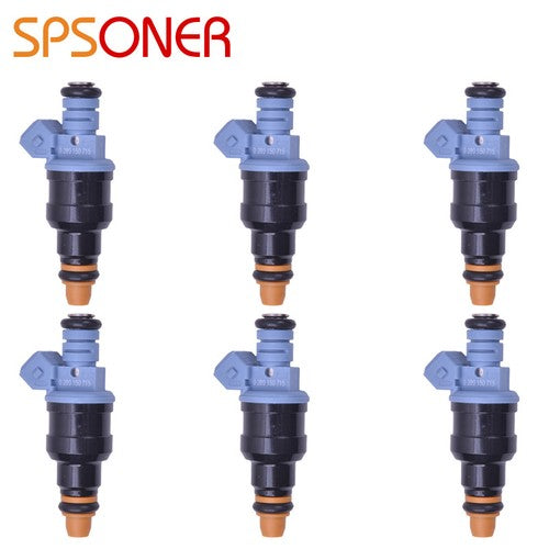 6x 0280150715 Fuel Injector Nozzle for BMW 87-97 2.5 I6 5.0 5.4 5.6 V12 6B93BC-57