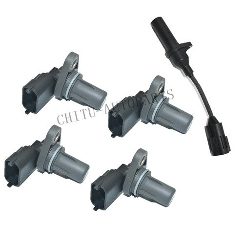 for Kia Sorento 17-20 Sedona Cadenza 4x Camshaft & 1x Crankshaft Position Sensor 6B93BC-57