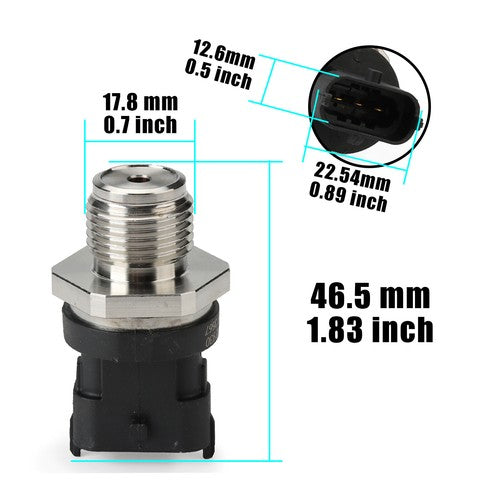 504333094 0281002930 For Ievco Man Fuel Rail Pressure Sensor 0281006425 6B93BC-57