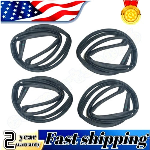 4PCS Door Weatherstrip Moulding Seal for Honda ACCORD Sedan 1998-2002 6B93BC-57
