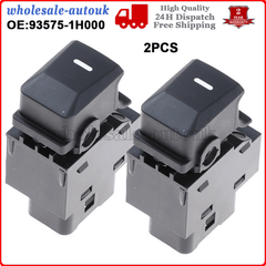 2PCS Switch Button Power Window Button for Kia Sportage Venga Hyundai 935751H000 6B93BC-57