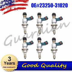 6x Fuel Injector 23250-31020 For Lexus IS250 2.5L-V6 2006-2015 2010 2011 2012 13 6B93BC-57