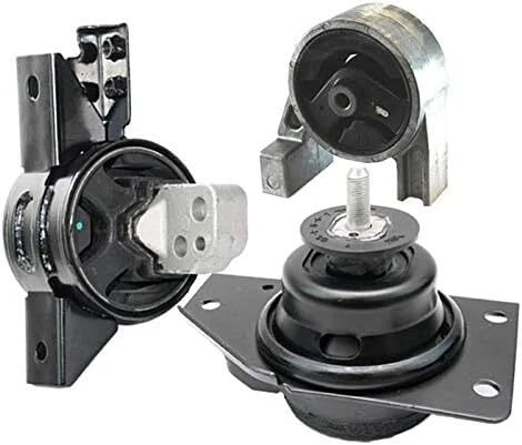 Fits 2006-2011 Hyundai Accent 1.6L Front Upper/Rear Motor & Trans Mount 3pc : 6B93BC-57