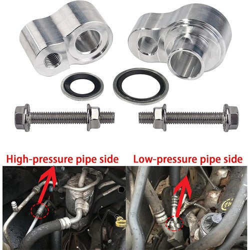 A/C Block Off Kit Line Terminator for Rear Air Chevrolet GMC Cadillac Escalade 6B93BC-57