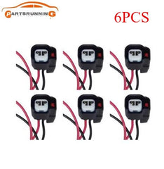6pcs Fuel Injector Connector Plug for Jeep Wrangler JK Dodge Chrysler 5183448AA 6B93BC-57