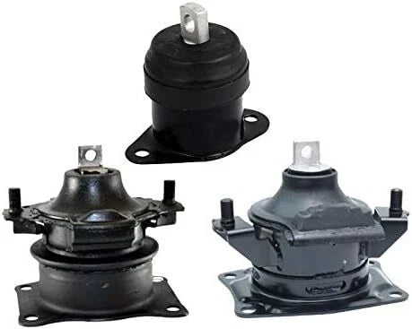 Fits 2003-2007 Honda Accord 2.4L AUTO Front & Rear Motor Mount Set 3PCS : 6B93BC-57