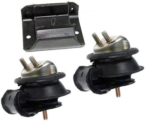 Fits 1996-2000 Nissan Pathfinder 3.3L 2WD Front L & R & Trans Mount Set 3PCS : 6B93BC-57