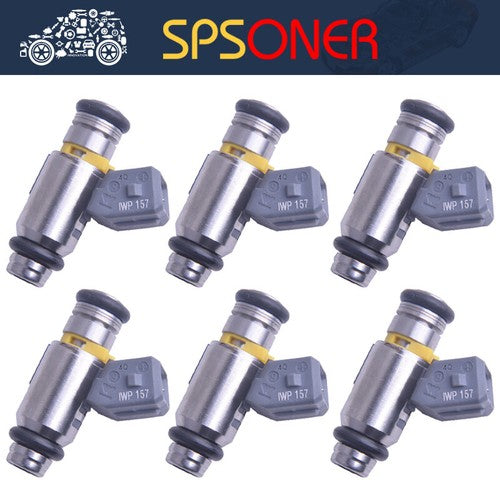 6PCS IWP-157 Fuel Injector For FIAT Palio RST Doblo 1.8L 8V Injectors 6B93BC-57
