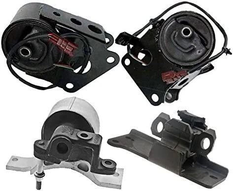 Fits 2007-2008 Nissan Maxima 3.5L Motor & Trans Mount Set 4PCS w/Sensor Wires 6B93BC-57