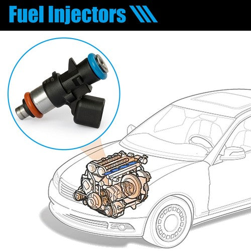 6pcs For 2011-2017 Dodge Grand Caravan 3.6L V6 Fuel Injectors 0280158233 6B93BC-57