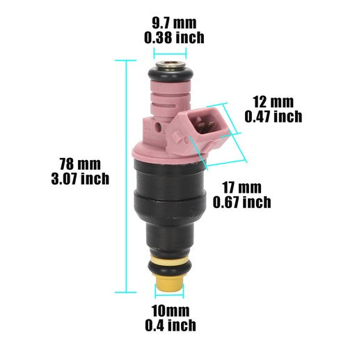 6x Fuel Injectors For BMW Z3 M3 328is 328i 528i 2.8L/3.2L 13641703819 0280150440 6B93BC-57