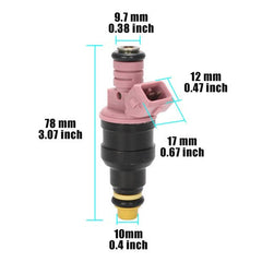 6x Fuel Injectors For BMW Z3 M3 328is 328i 528i 2.8L/3.2L 13641703819 0280150440 6B93BC-57