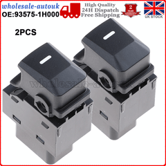 2PCS Switch Button Power Window Button for Kia Sportage Venga Hyundai 935751H000 6B93BC-57