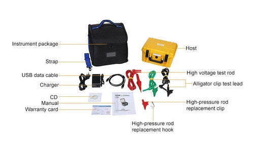 High Voltage Insulation Resistance Tester Leackage Current Meter 0.5MΩ to 20TΩ 6B93BC-57