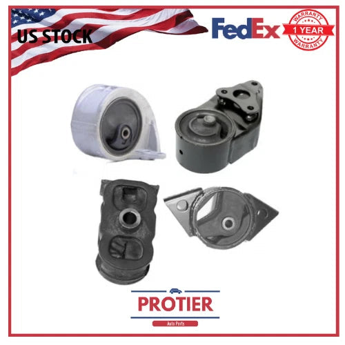 Motor & Trans. Mount Set 4PCS for 1991-1996 Nissan Infiniti G20 2.0L for Manual 6B93BC-57