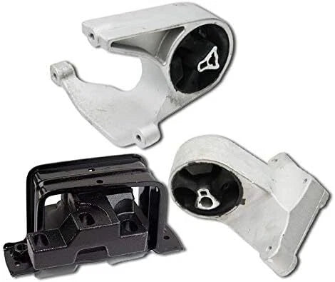 Fits 2001-2006 Chrysler Sebring Except Coupe 2.4L 2.7L Motor Mount Set 3pcs 6B93BC-57