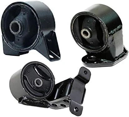Fits 2000-2003 Hyundai Accent 1.5L Engine Motor Mount Set 3PCS : A6185, A6164, 6B93BC-57