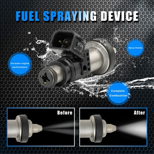 4PCS 1571024F For Suzuki GSXR 600-750 1000 Hayabusa GSX1300 Fuel Injector 6B93BC-57