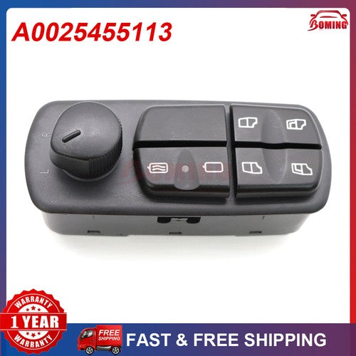 0025455113 Master Power Window Switch For Mercedes-Benz Trucks Axor Atego 6B93BC-57