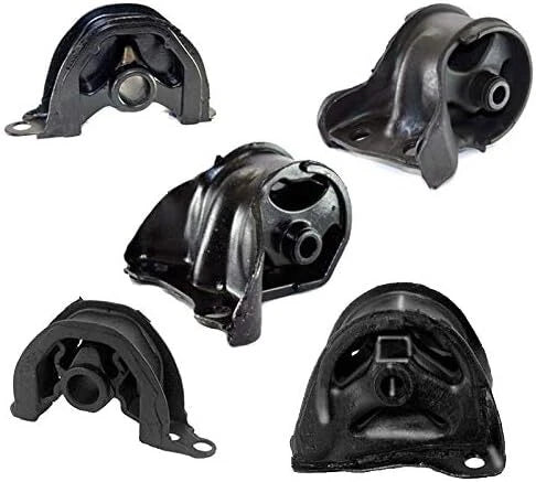 Fits 1992-1993 Honda Civic EX 1.6L w/AUTO Transmission Motor & Trans Mount 5pcs 6B93BC-57