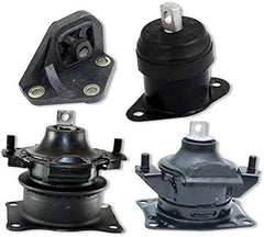Fits 2003-2007 Honda Accord 2.4L Engine Motor & Upper Trans Mount Set 4pcs : 6B93BC-57