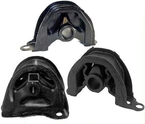 Fits 1996-2000 Honda Civic 1.6L Front & Rear Motor Mount Set 3PCS : A6520, 6B93BC-57