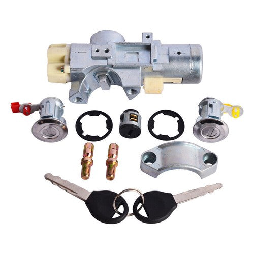 Fit for Nissan Patrol GU Ute Full Set Door Ignition Lock Barrel Key Set 6B93BC-57