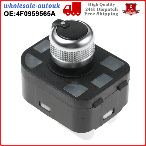 Wing Mirror Adjustment Mirror Control Switch For AUDI A3 A6 A8 Q7 4F0959565A 6B93BC-57
