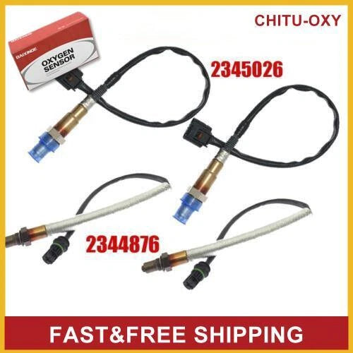 4X Oxygen Sensor Up+Downstream For BMW 550i 11-15 650i 750i Alpina B6 X5 X6 4.4L 6B93BC-57
