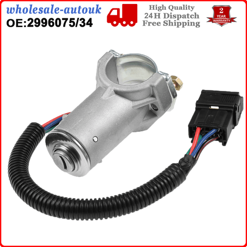 For Iveco Daily Mk4 Steering Lock Ignition Barrel Switch Starter 2 Keys 2996075 6B93BC-57
