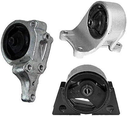 Fits 1993-2001 Nissan Altima 2.4L MANUAL Front Motor & Trans Mount Set 3PCS : 6B93BC-57