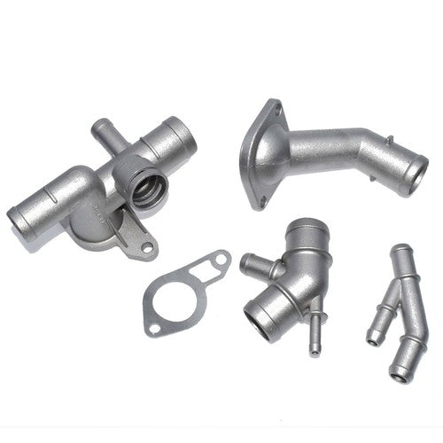Aluminium Engine Cooling Coolant Flange Hose Kit For VW Golf Jetta Audi A3 TT 6B93BC-57