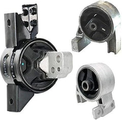 Fits 2006-2011 Hyundai Accent 1.6L Front Low/Rear Motor & Trans Mount 3pc : 6B93BC-57