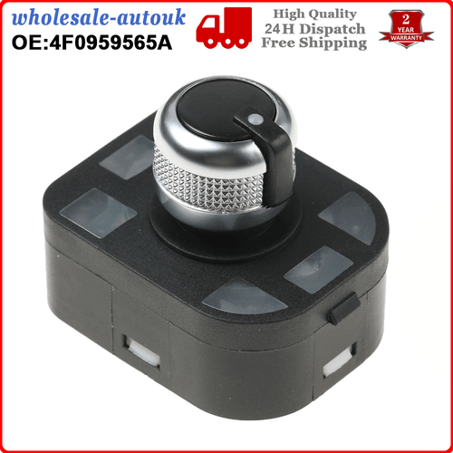 Wing Mirror Adjustment Mirror Control Switch For AUDI A3 A6 A8 Q7 4F0959565A 6B93BC-57