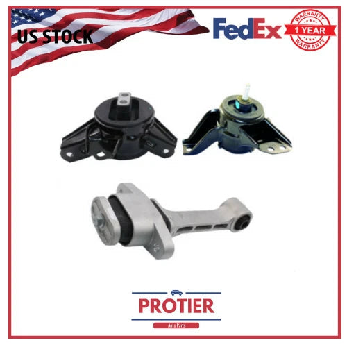 Motor & Trans Mount 3PCS Set fit 14-15 Hyundai Tucson/ 14-16 KIA Sportage 2.4L 6B93BC-57