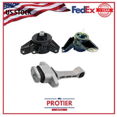 Motor & Trans Mount 3PCS Set fit 14-15 Hyundai Tucson/ 14-16 KIA Sportage 2.4L 6B93BC-57