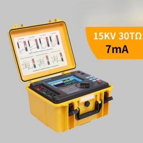 5KV High Voltage Resistance Tester H/V Insulation Meter 10TΩ 7mA ETCR352010 6B93BC-57