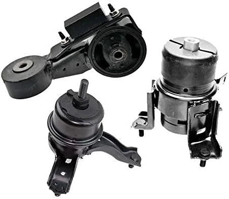 Fits 2004-2006 Toyota Sienna 3.3L 2WD Engine Motor Mount Set 3PCS : A62009, 6B93BC-57