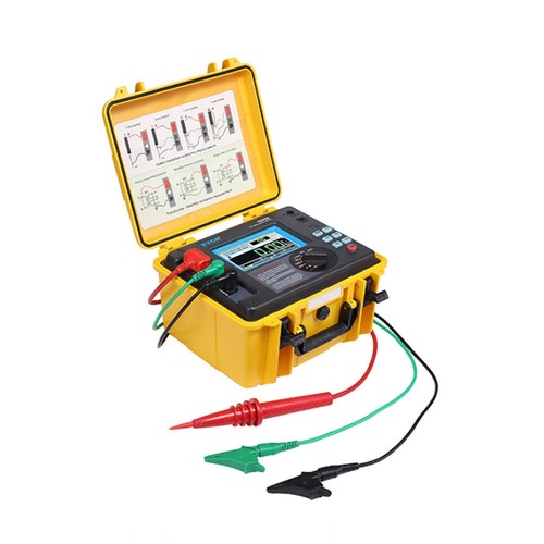 High Voltage Insulation Tester Digital Resistance Detector 10KV 5TΩ Touch Screen 6B93BC-57
