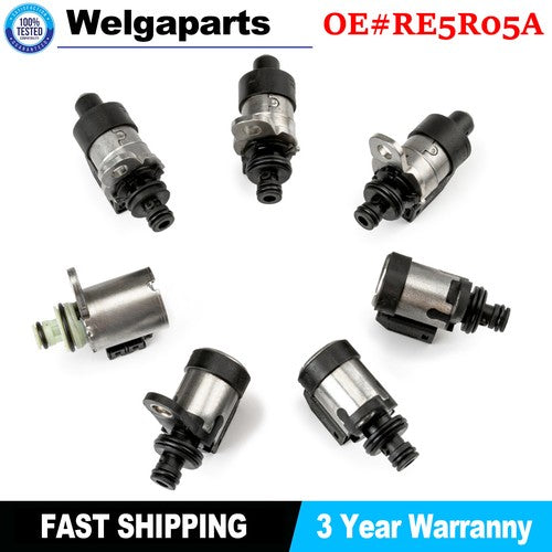 RE5R05A 7x Transmission Solenoid For Nissan Infiniti Titan Hyundai Datsun 02-UP 6B93BC-57