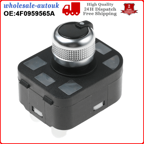 Wing Mirror Adjustment Mirror Control Switch For AUDI A3 A6 A8 Q7 4F0959565A 6B93BC-57