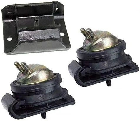 Fits 2001-2004 Nissan Pathfinder 3.5L 2WD Engine Motor & Trans Mount Set 3PCS : 6B93BC-57