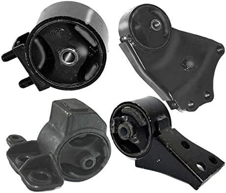Fits 1998-2000 Kia Sephia 1.8L MANUAL Trans Motor & Trans Mount Set 4PCS : 6B93BC-57