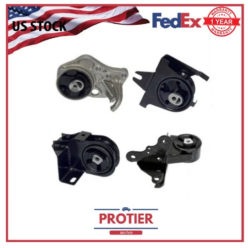 Engine Motor & Trans Mount Set 4PCS for 2000-2000 Chrysler Voyager 3.0L / 3.3L 6B93BC-57
