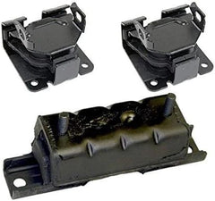 Fits Chevrolet Blazer/S10 4.3L 4WD 1996-2005 Front Motor & Trans Mount 3PCS 6B93BC-57
