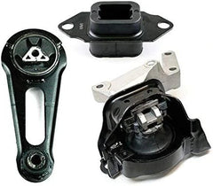 Fits 2012-2017 Nissan Versa/Versa Note 1.6L, Motor & Trans Mount Set 3pcs 6B93BC-57