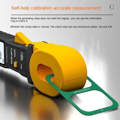 ST4100 Digital LCD Clamp Ground Resistance Meter Ground Earth Resistance 6B93BC-57
